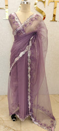 Turkish organza saree
