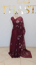 PURE ORGANZA SAREE