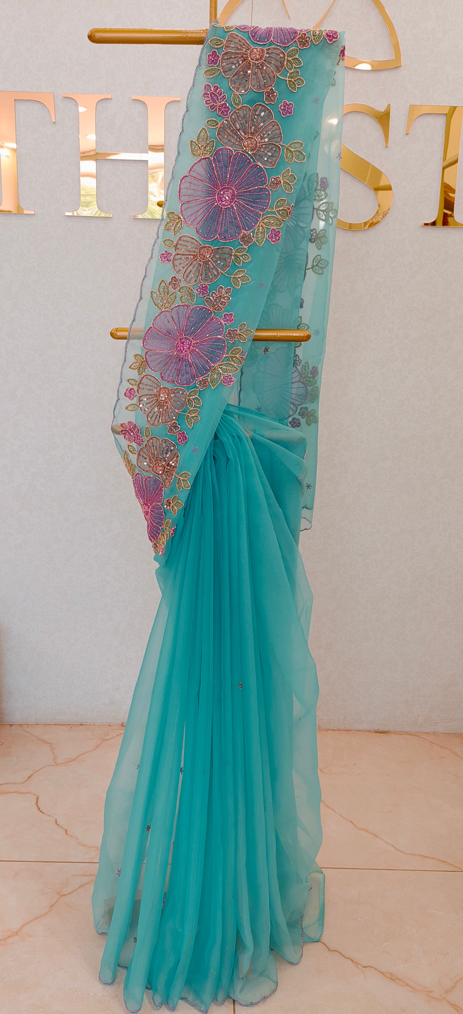 ORGANZA SAREE