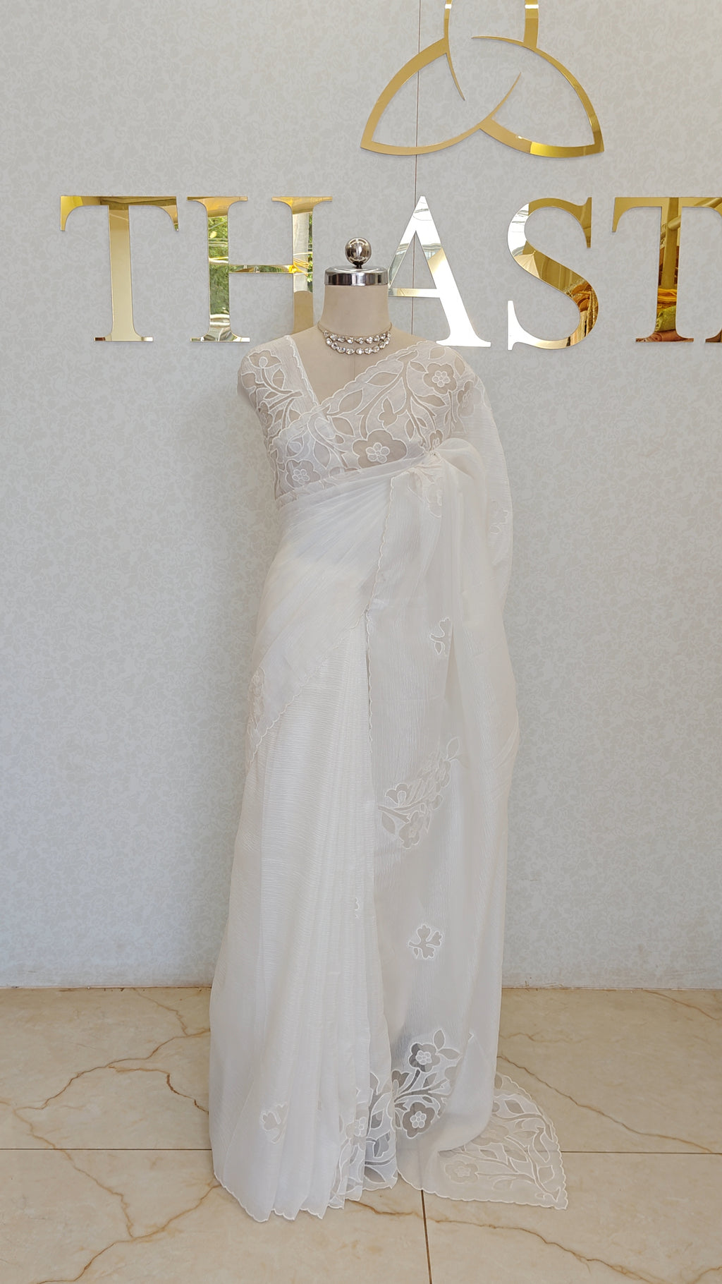 CRUSH ORGANZA SAREE