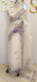 Organza saree