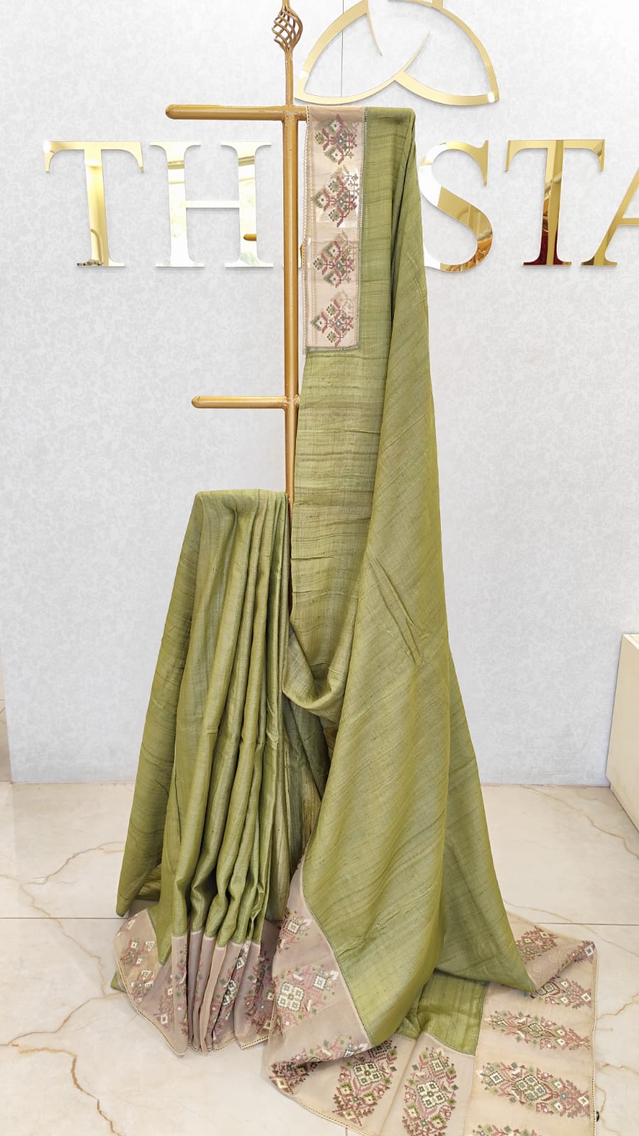 PURE TUSSAR SAREE