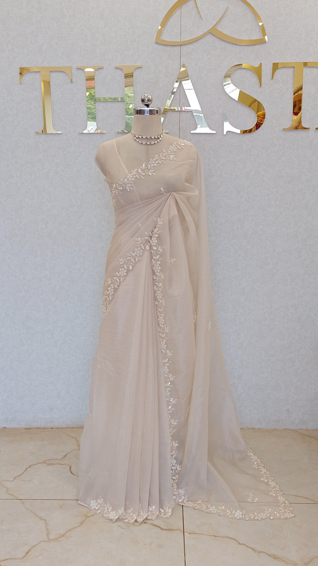 CRUSH ORGANZA SAREE