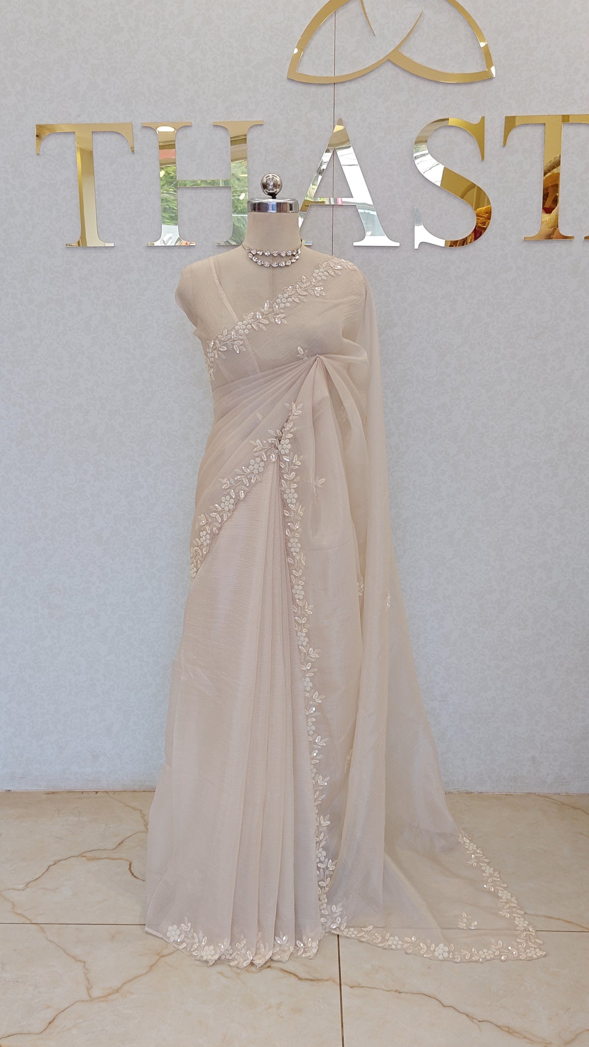 CRUSH ORGANZA SAREE
