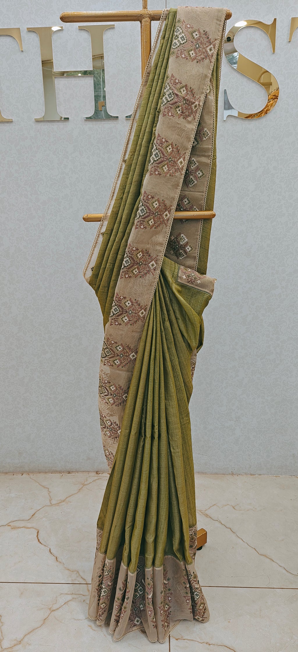 PURE TUSSAR SAREE