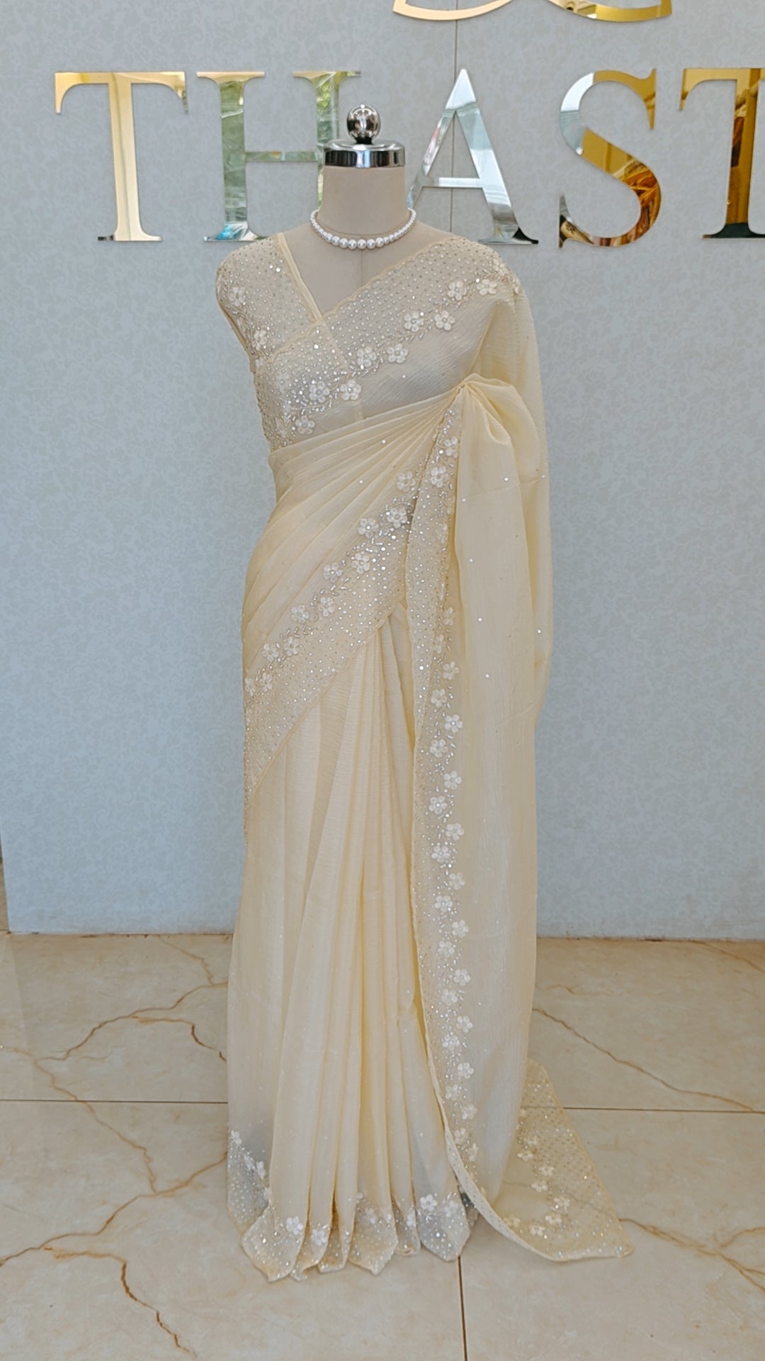 CRUSH ORGANZA SAREE