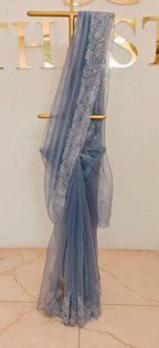 GLASS ORGANZA SAREE