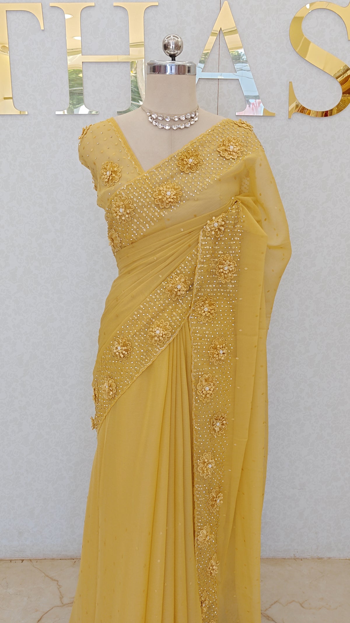 CRUSH ORGANZA SAREE