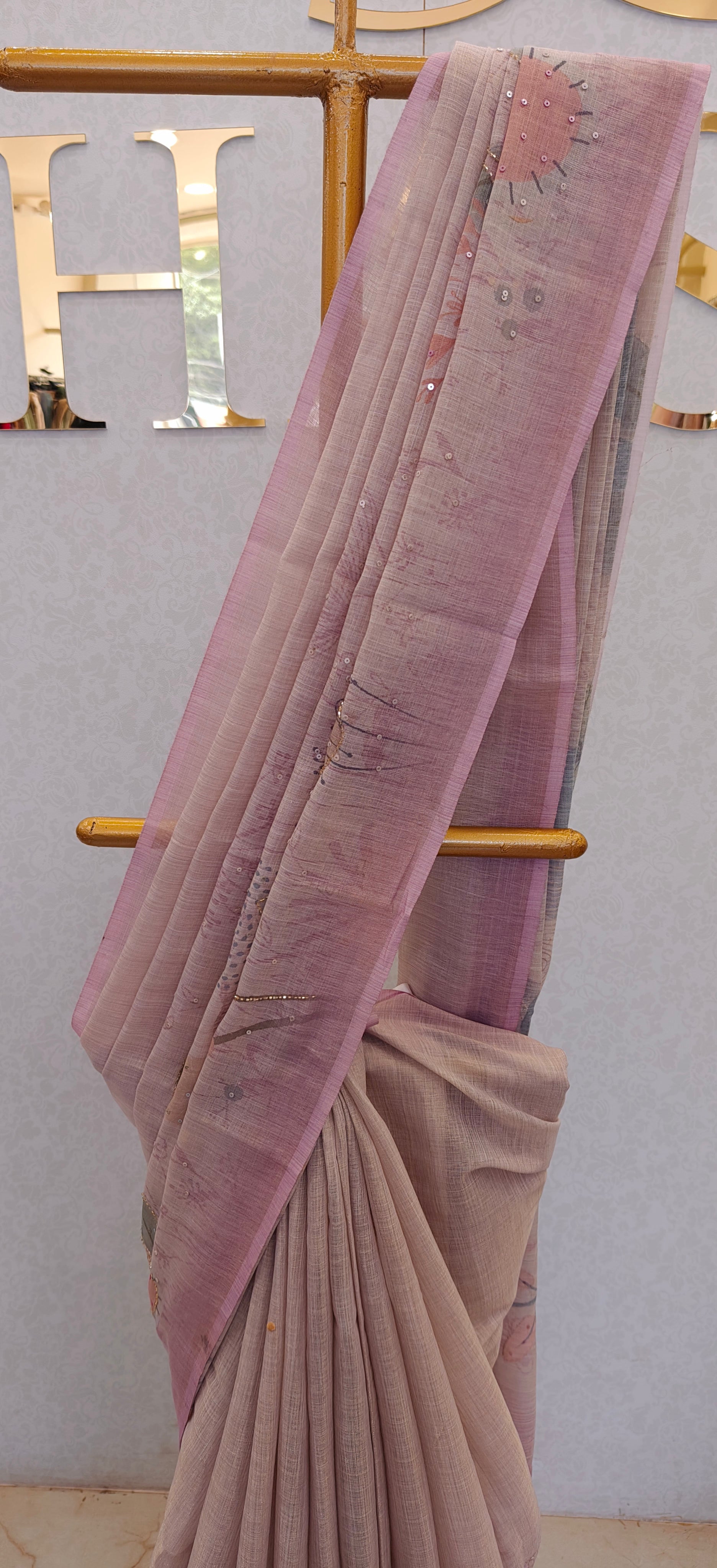 LINEN SAREE