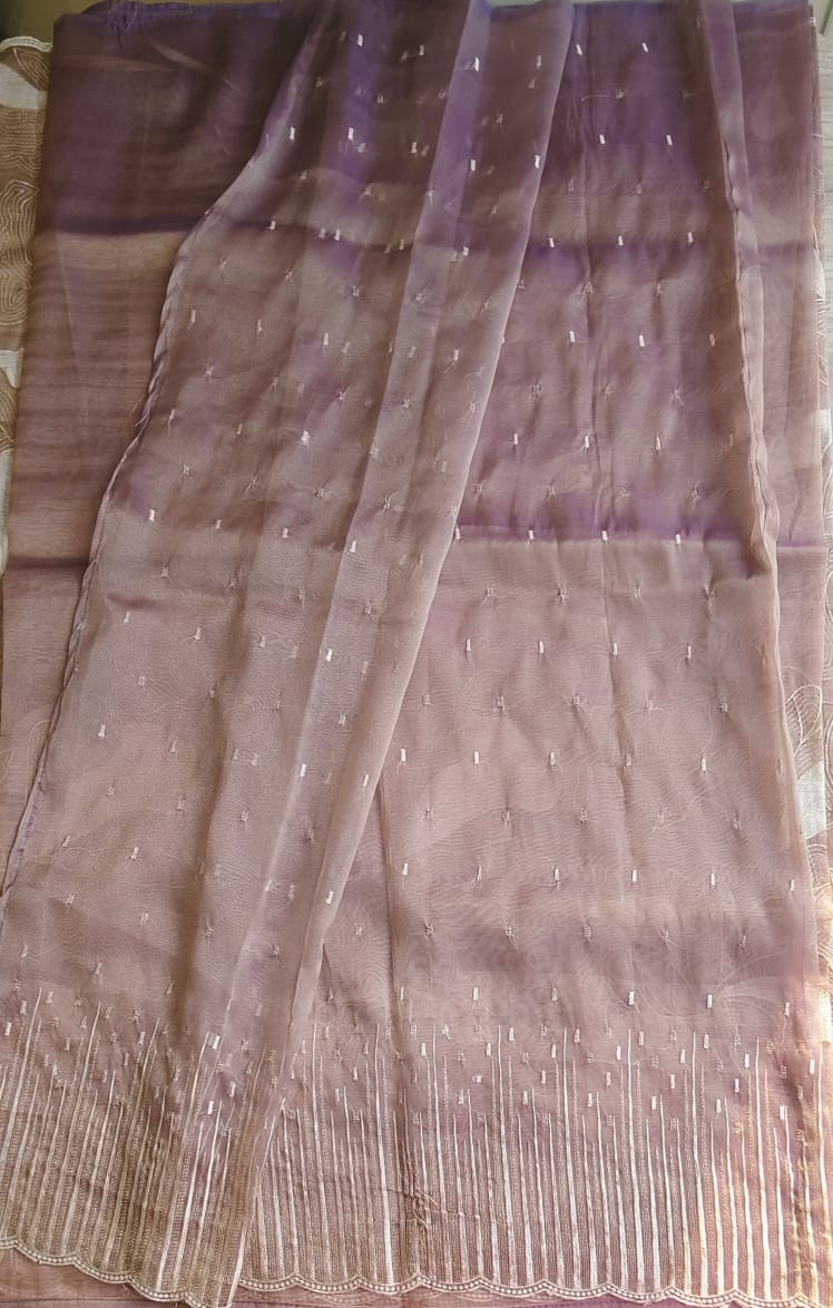 Organza saree
