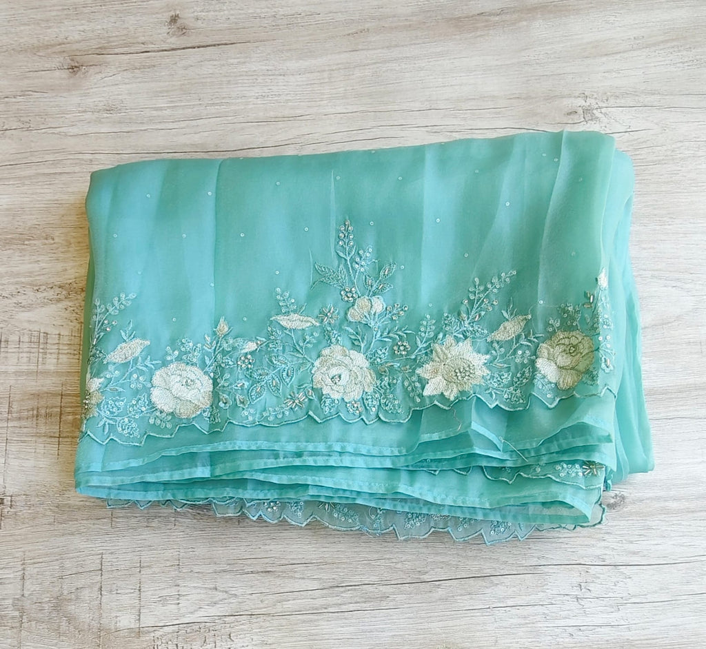 Organza saree
