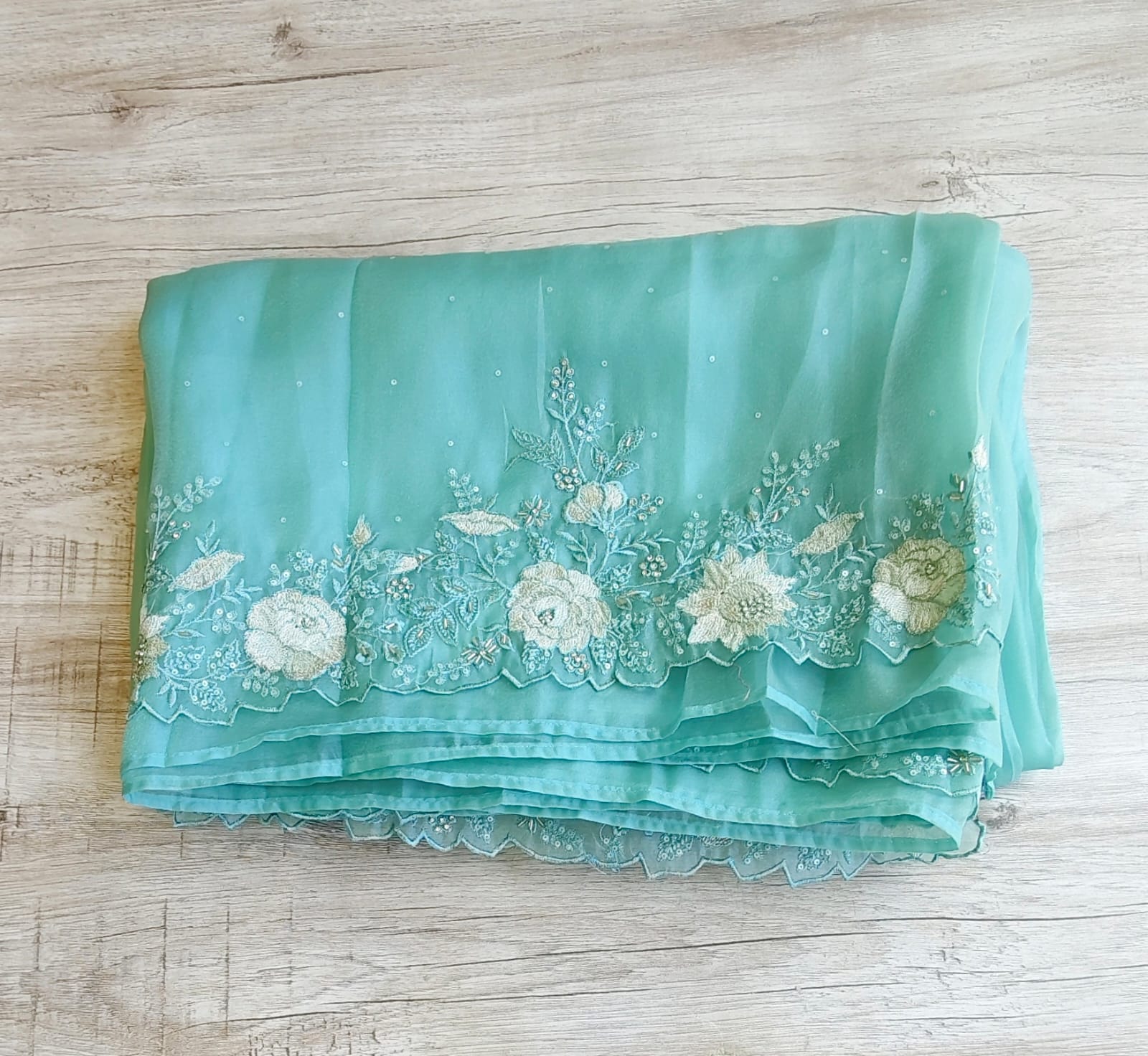Organza saree