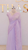 CRUSH ORGANZA SAREE