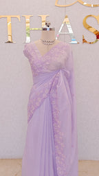 CRUSH ORGANZA SAREE