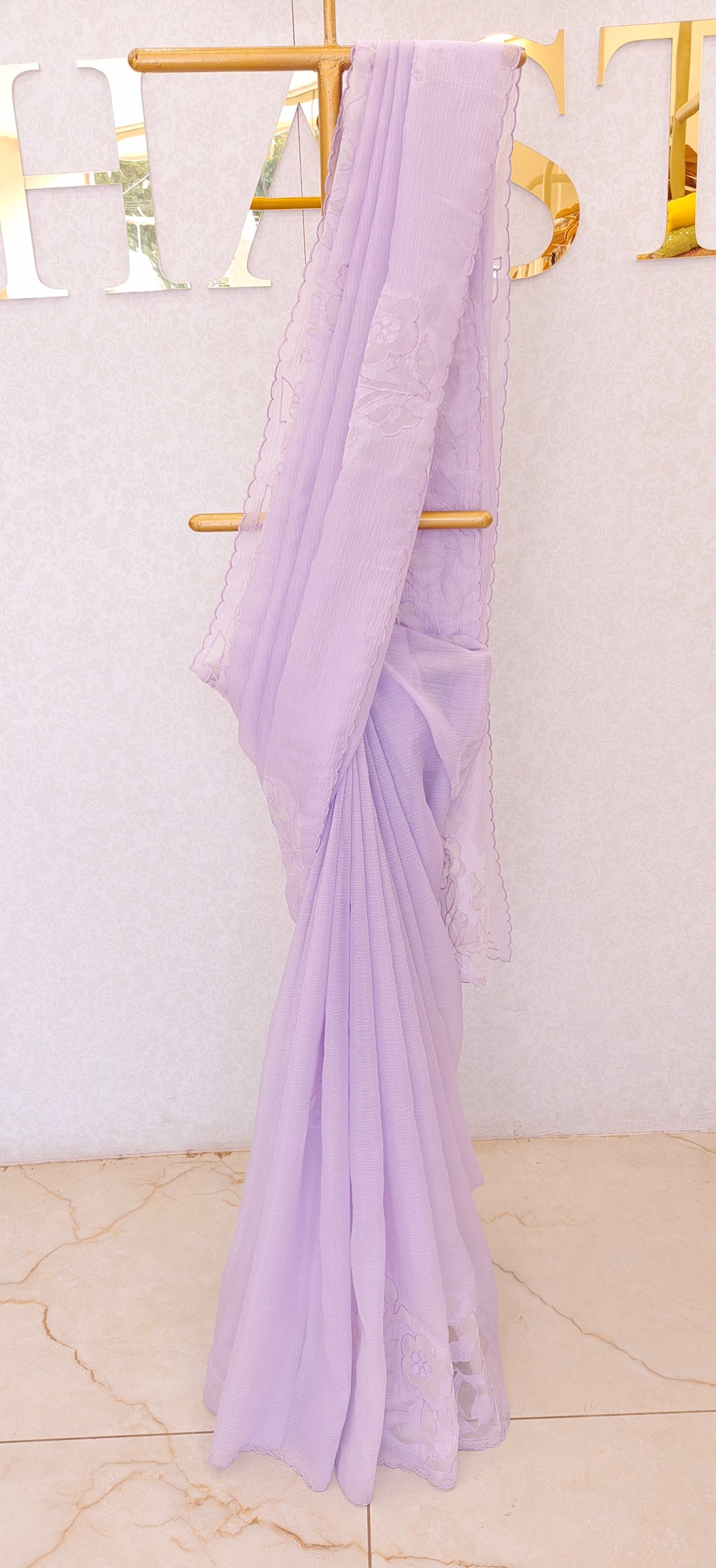 CRUSH ORGANZA SAREE