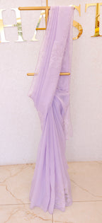 CRUSH ORGANZA SAREE