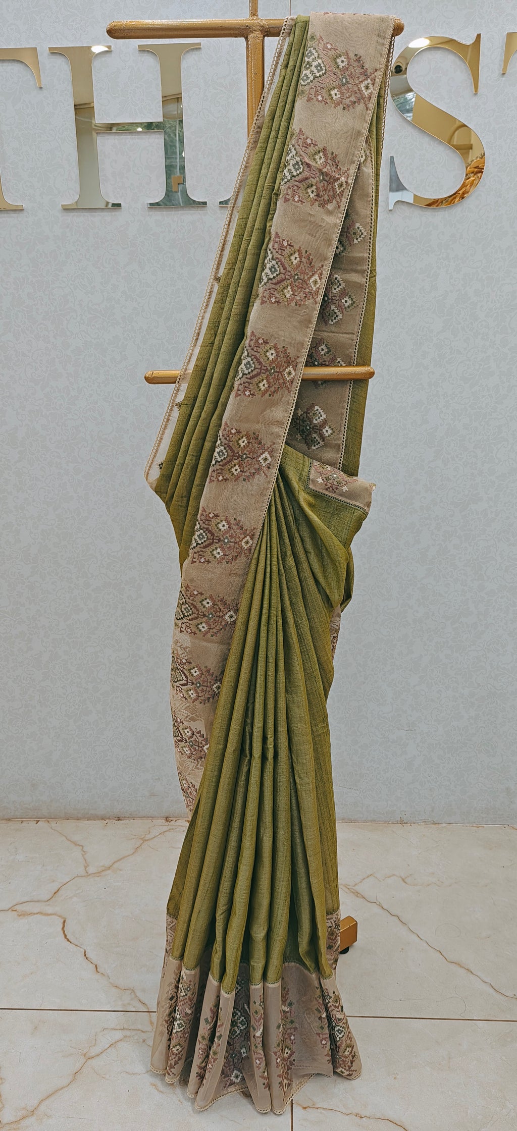PURE TUSSAR SAREE