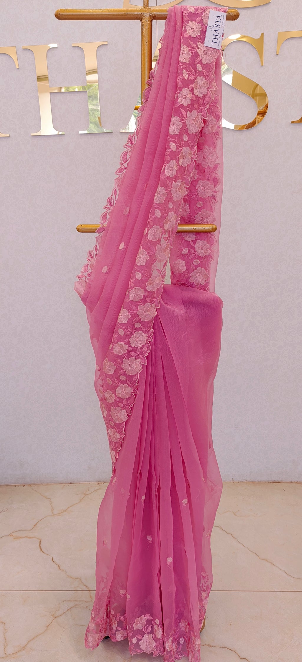 CRUSH ORGANZA SAREE