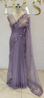 PURE ORGANZA SAREE