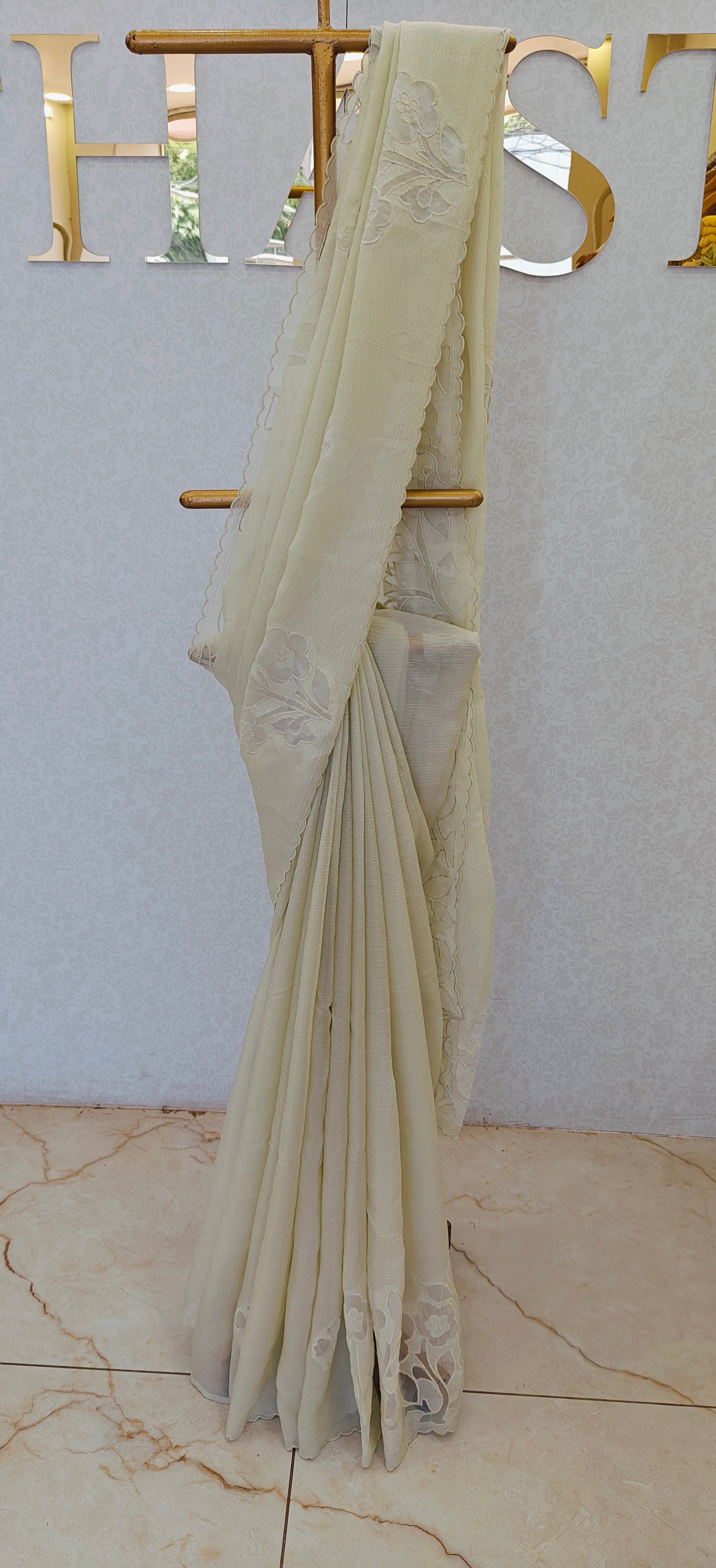 CRUSH ORGANZA SAREE