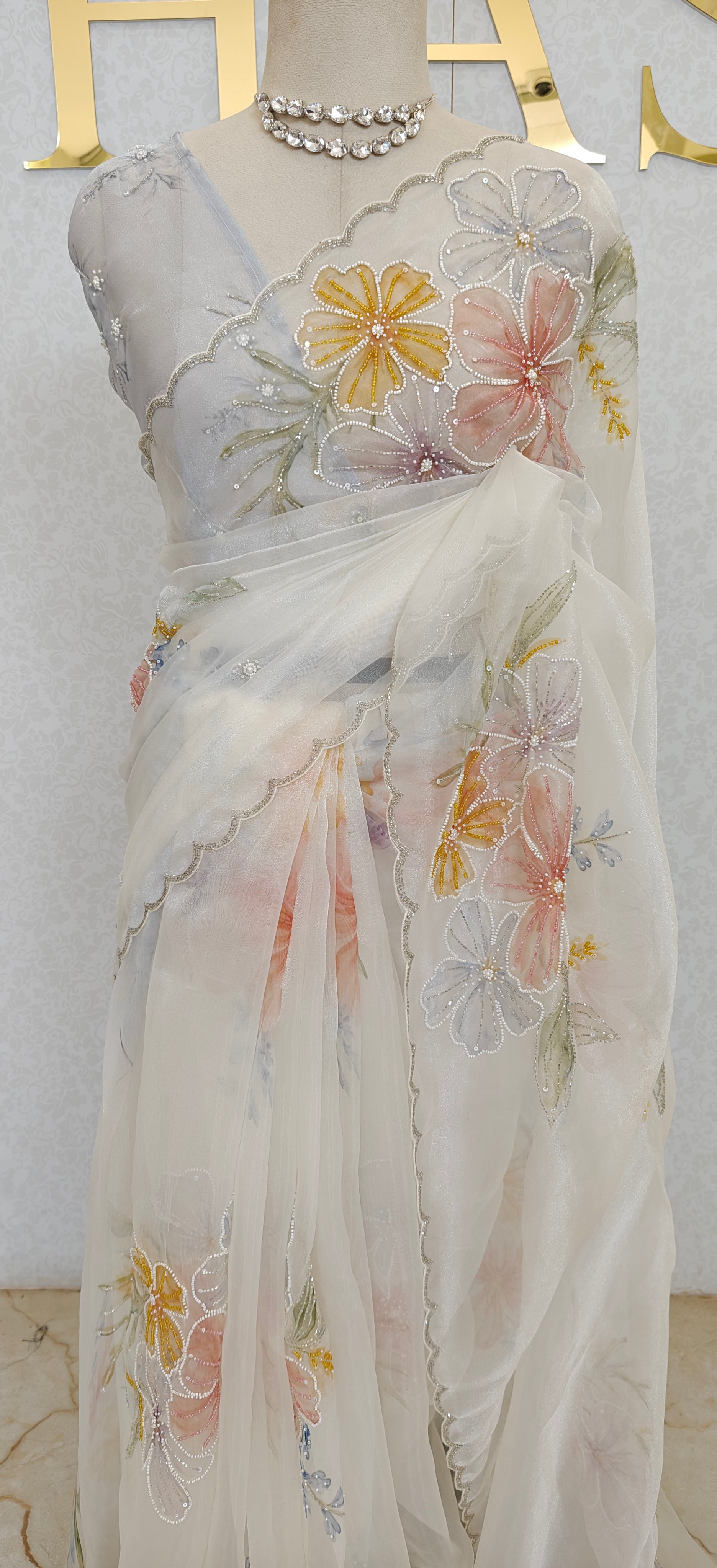ORGANZA SAREE