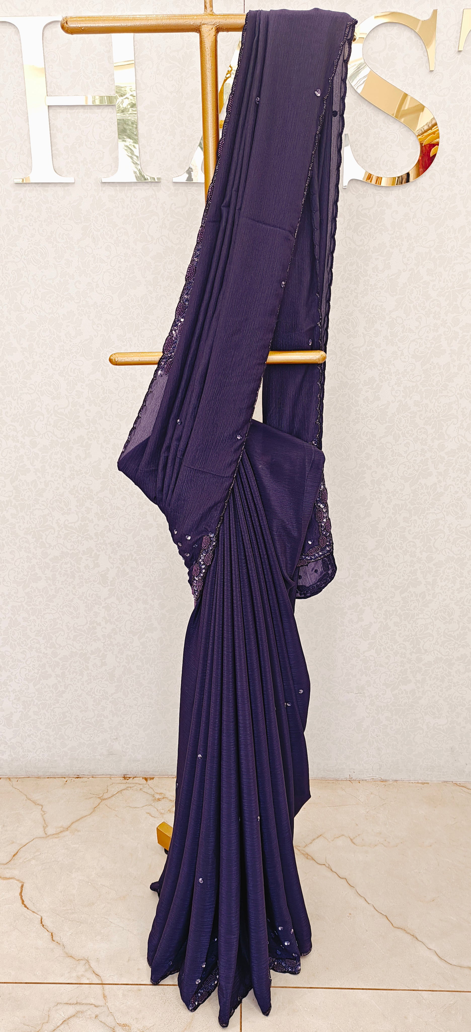CRUSH ORGANZA SAREE