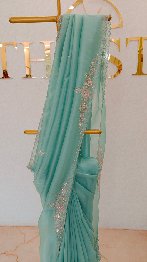 CHANDERI TISSUE SAREE