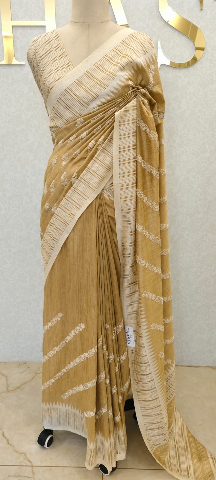 Semi tussar saree