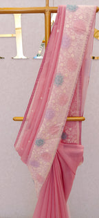 CRUSH ORGANZA SAREE