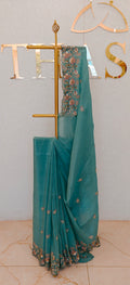 CRUSH ORGANZA SAREE