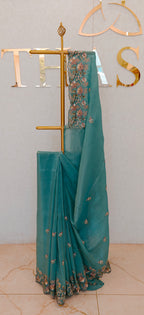 CRUSH ORGANZA SAREE