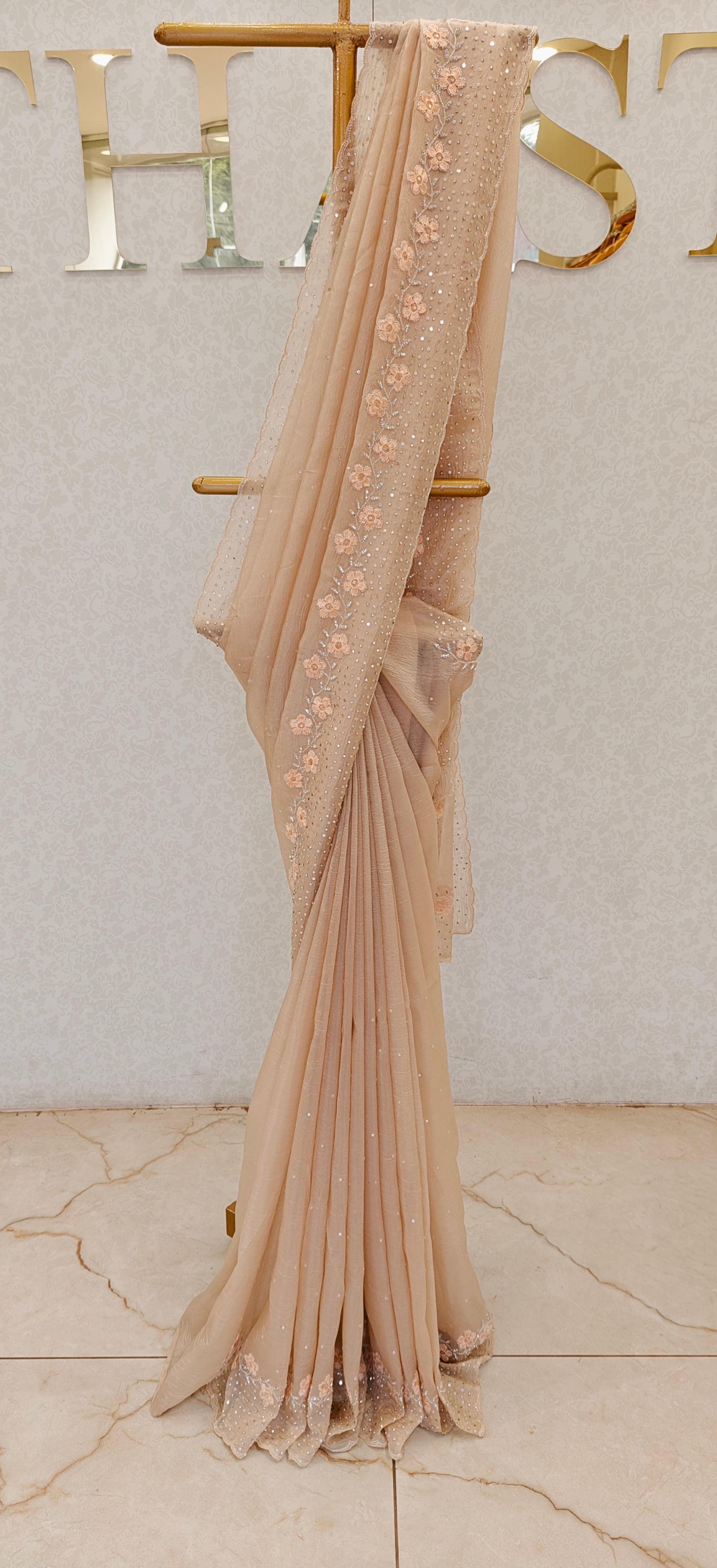 CRUSH ORGANZA SAREE