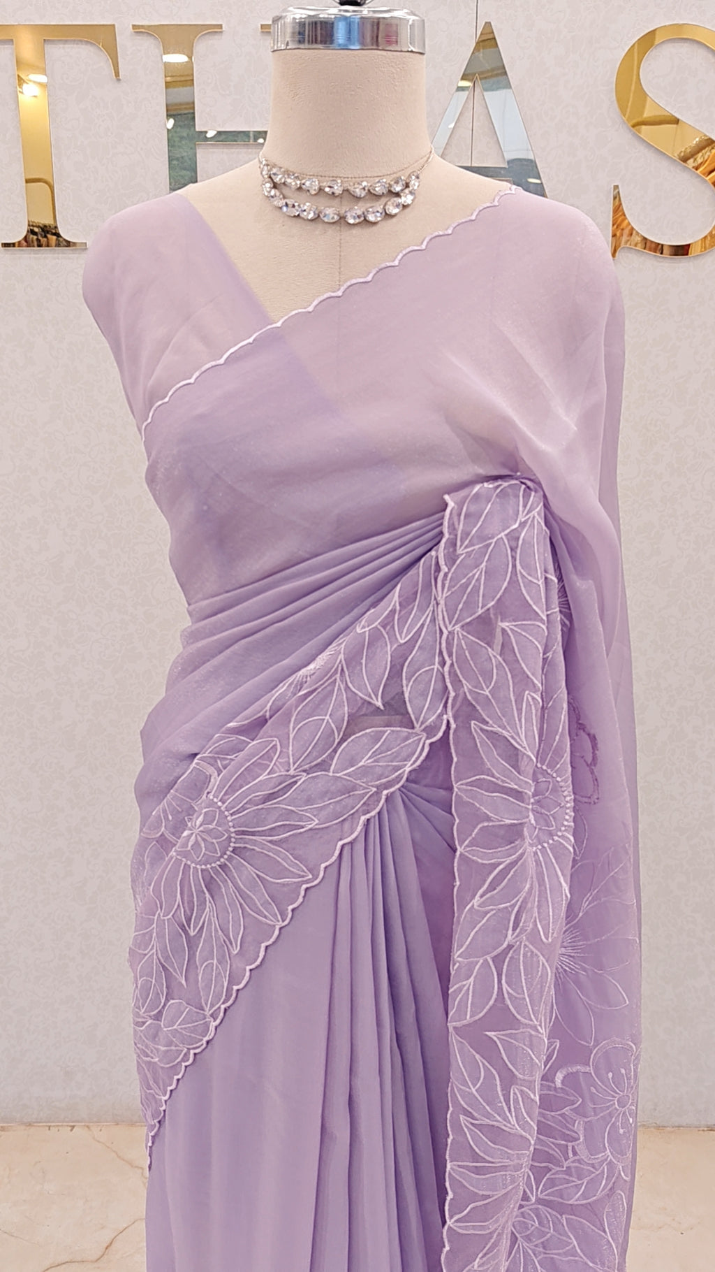 SOFT ORGANZA SAREE