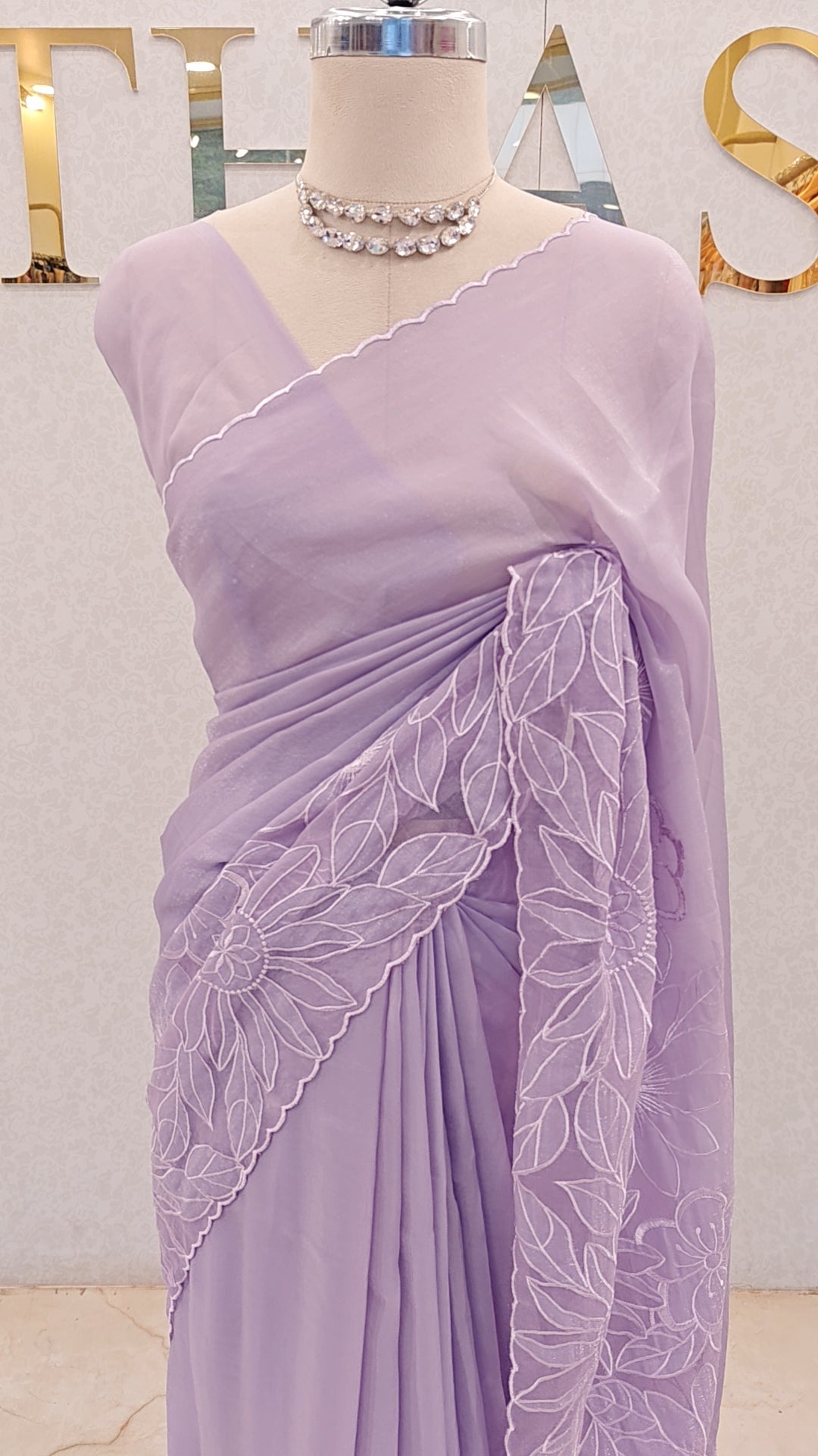 SOFT ORGANZA SAREE
