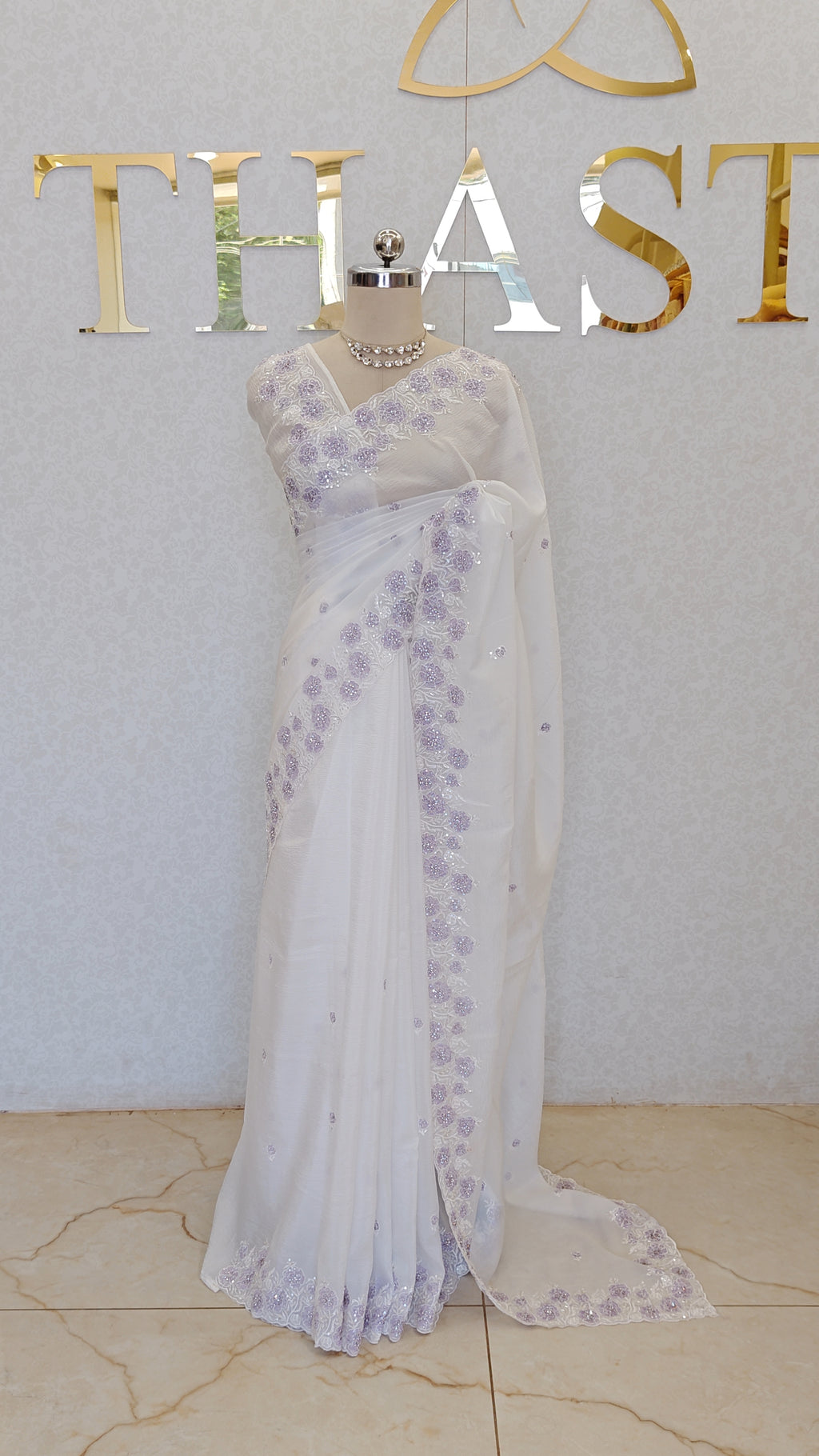 CRUSH ORGANZA SAREE