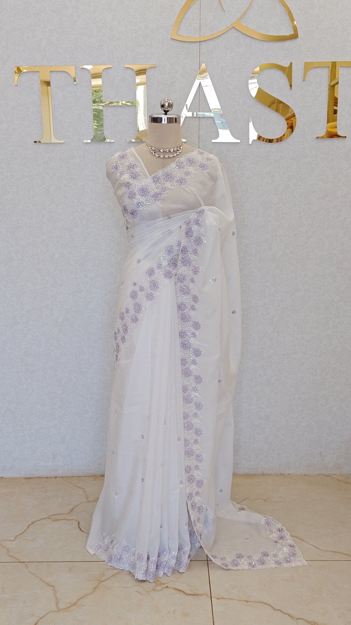 CRUSH ORGANZA SAREE