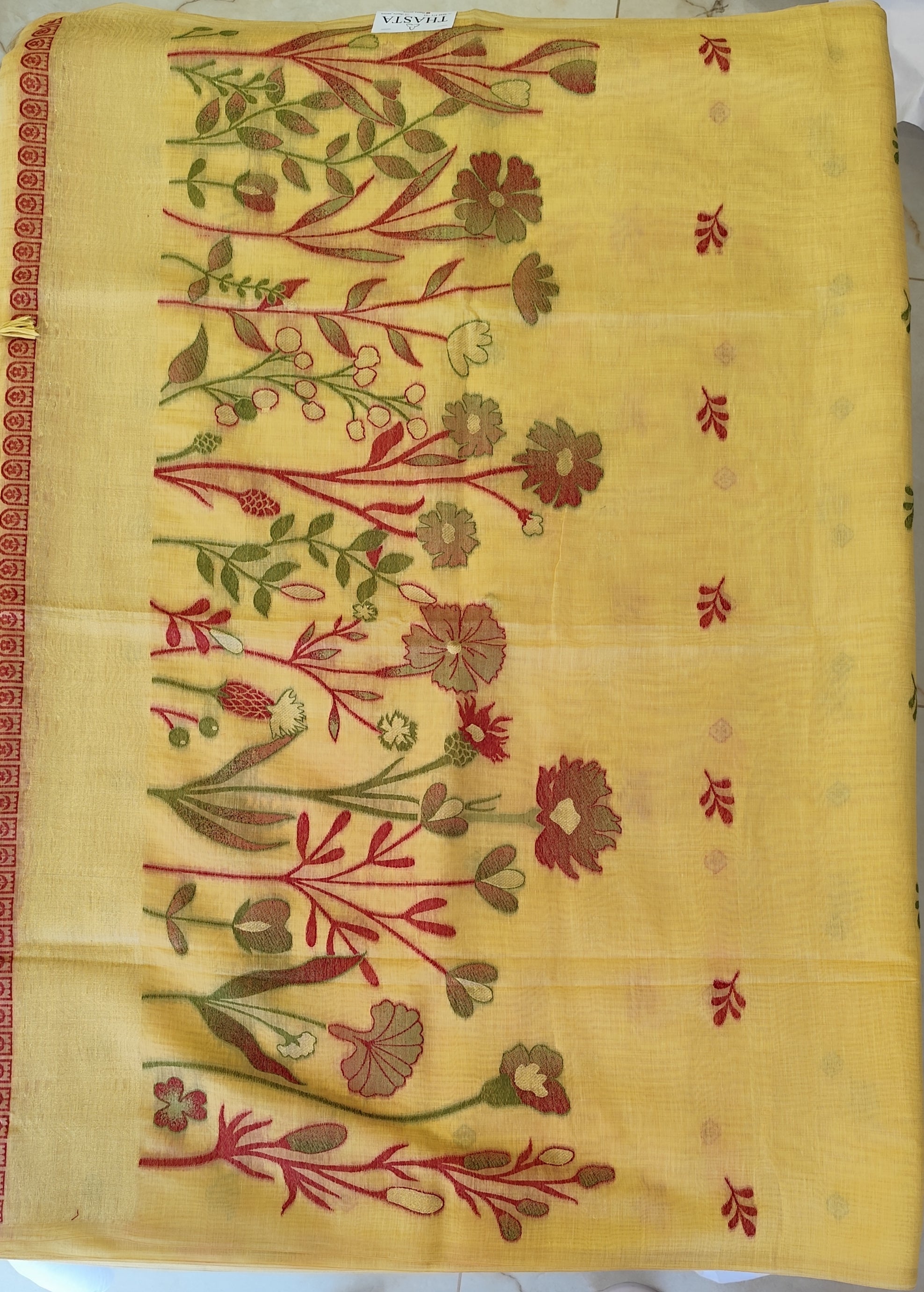 Jamdani cotton saree