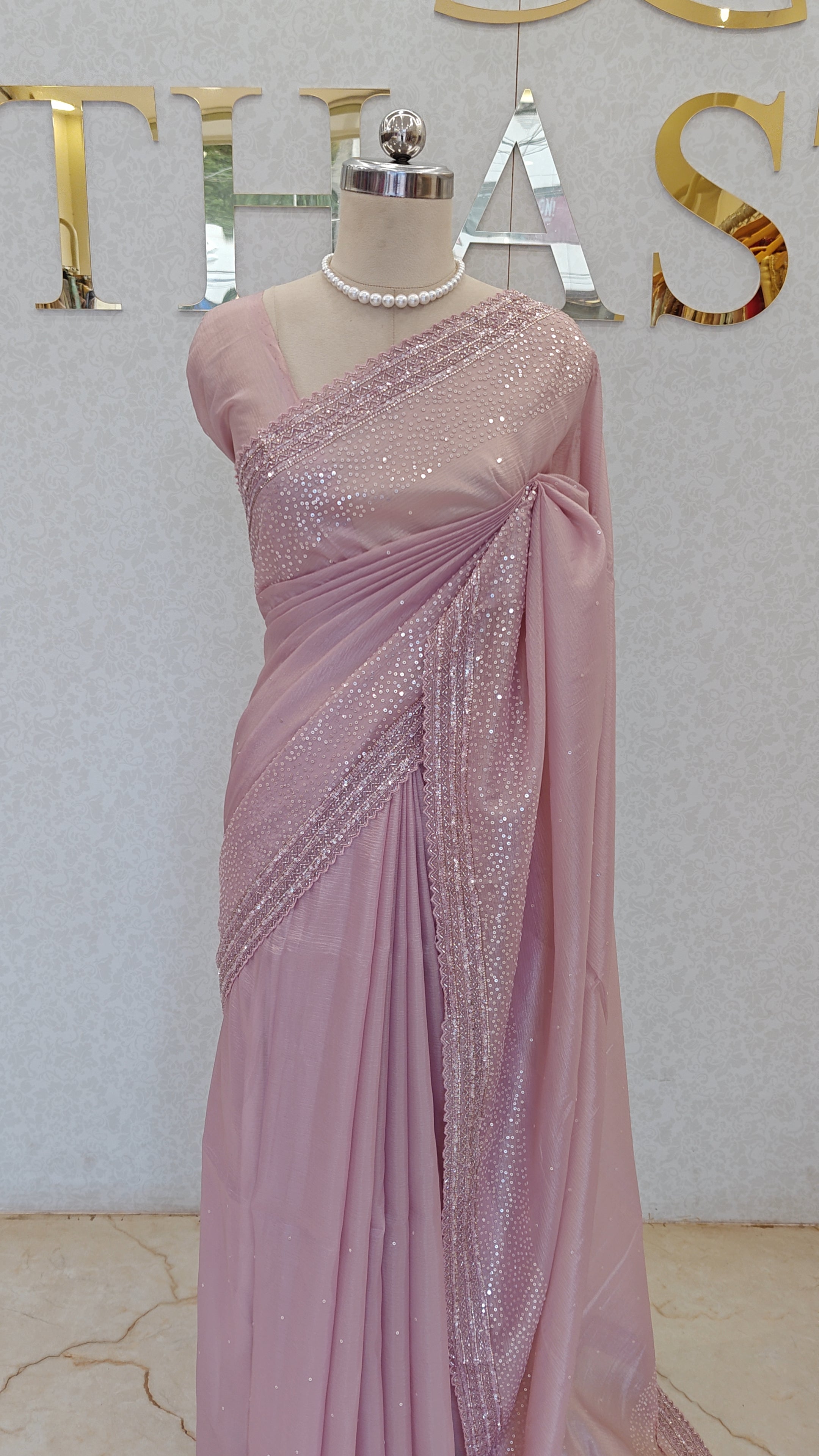 CRUSH ORGANZA SAREE