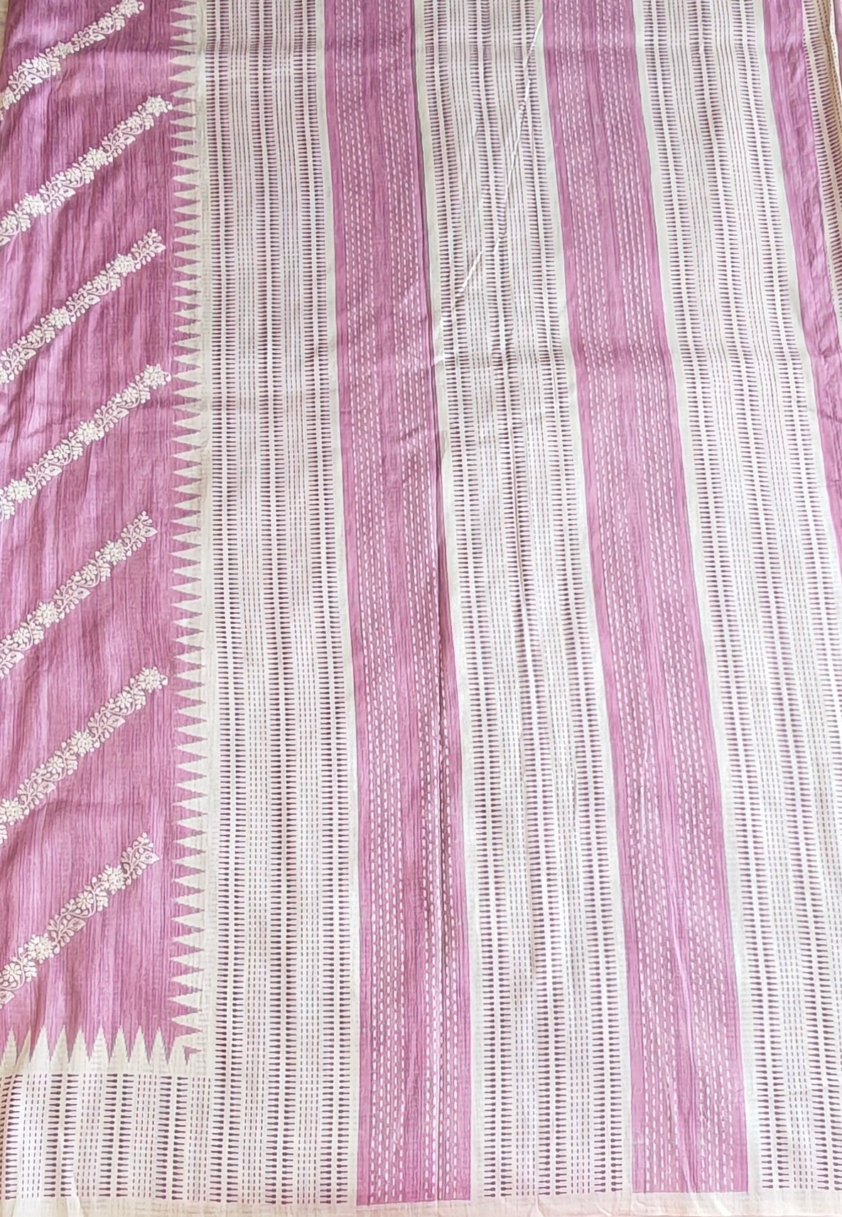 Semi tussar saree