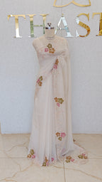 CRUSH ORGANZA SAREE
