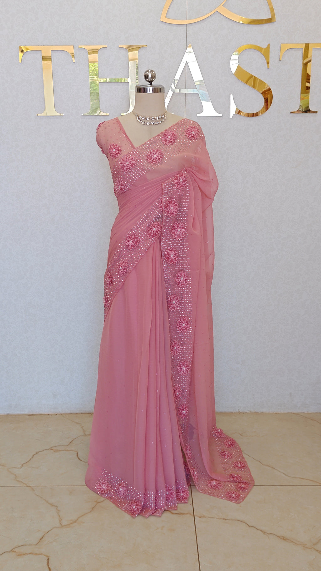 CRUSH ORGANZA SAREE