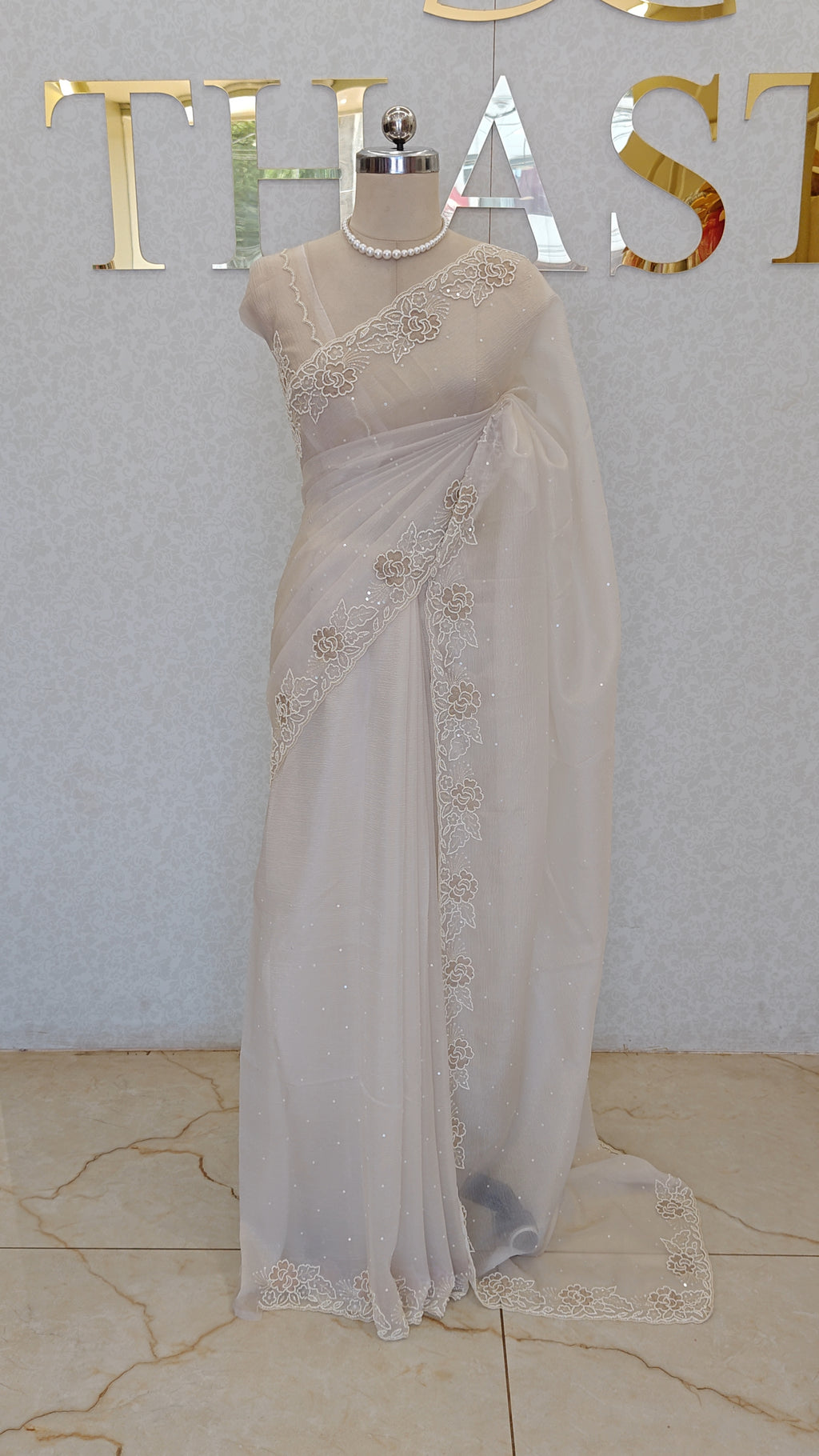 CRUSH ORGANZA SAREE