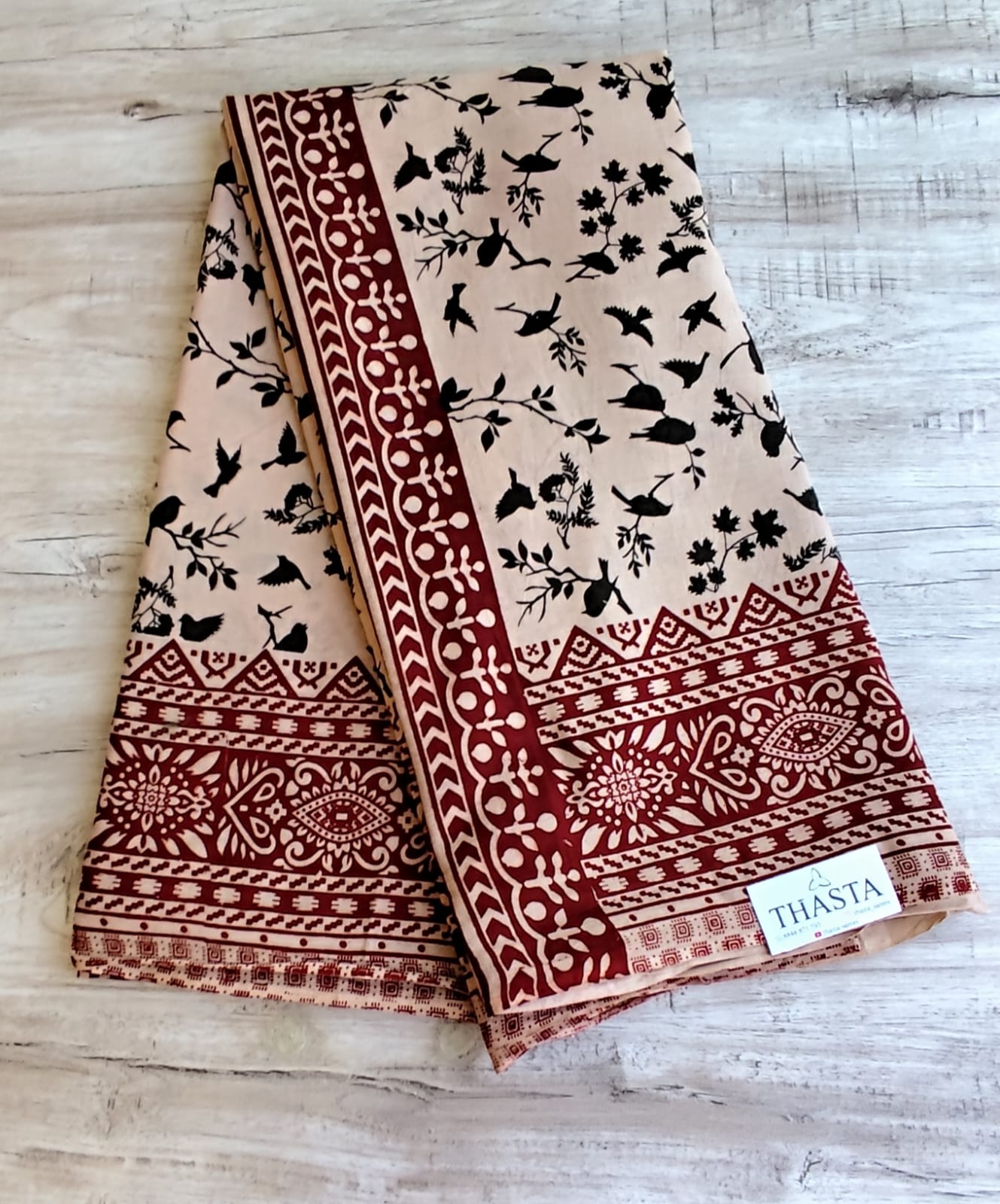 Kalamkari cotton saree