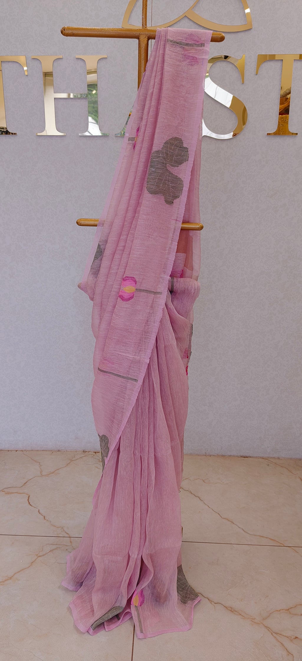 LINEN SILK SAREE