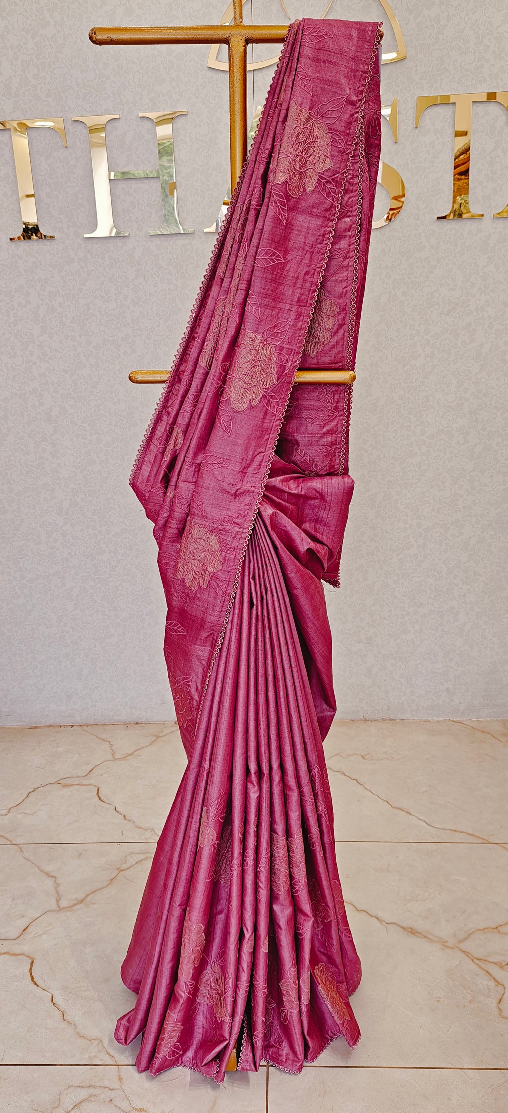 PURE TUSSAR SAREE