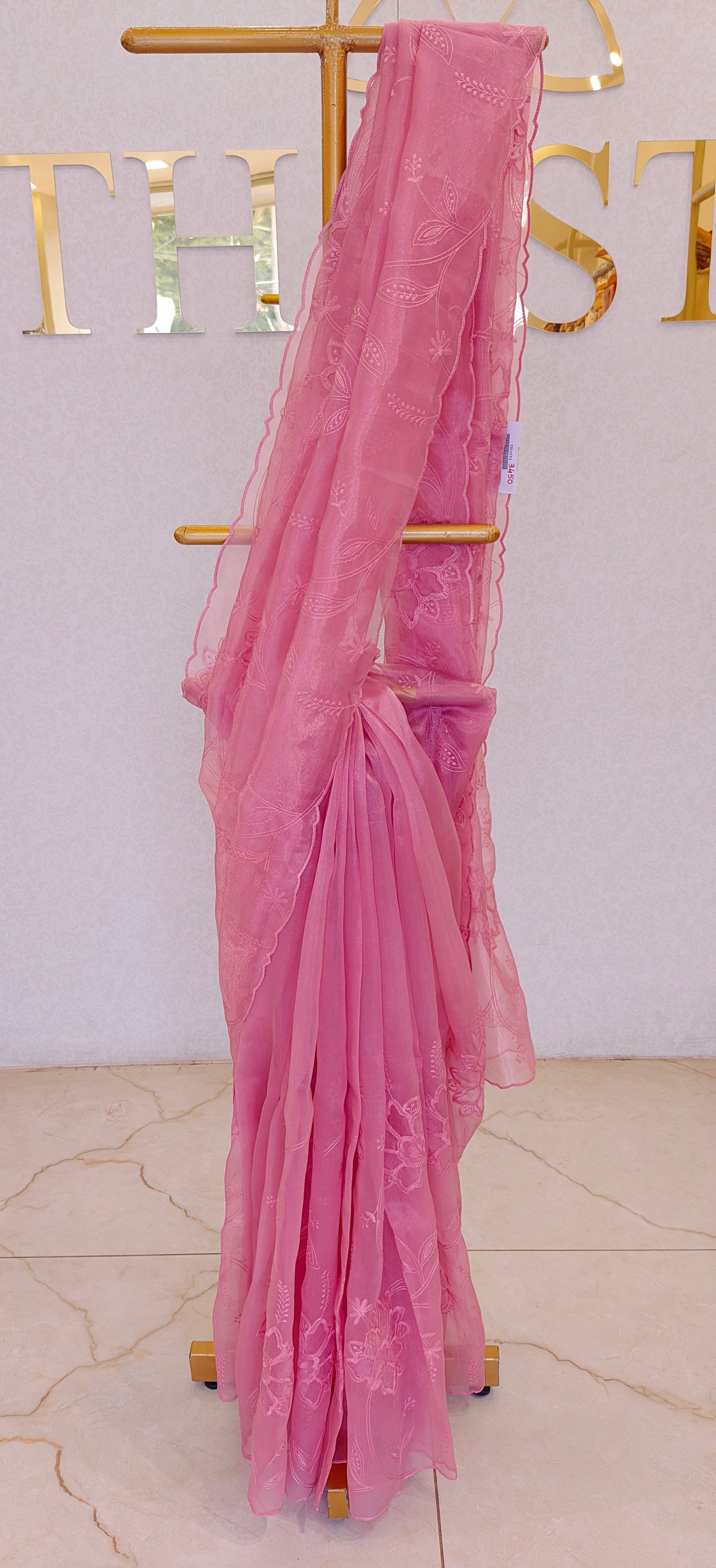 GLASS ORGANZA SAREE