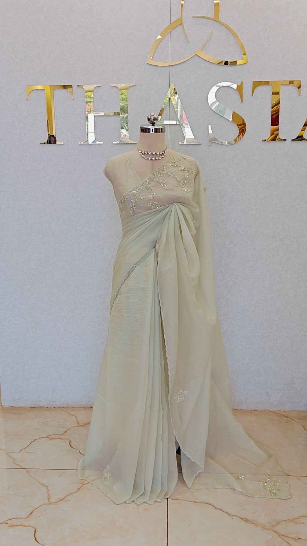 CRUSH ORGANZA SAREE