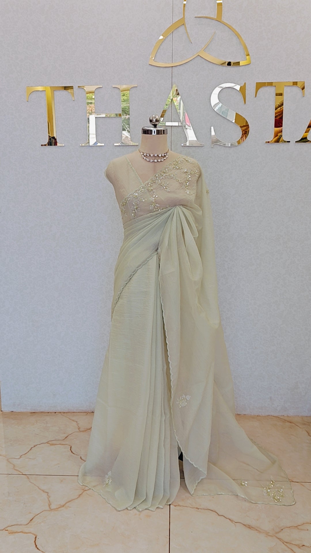 CRUSH ORGANZA SAREE
