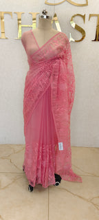 SEMI ORGANZA SAREE