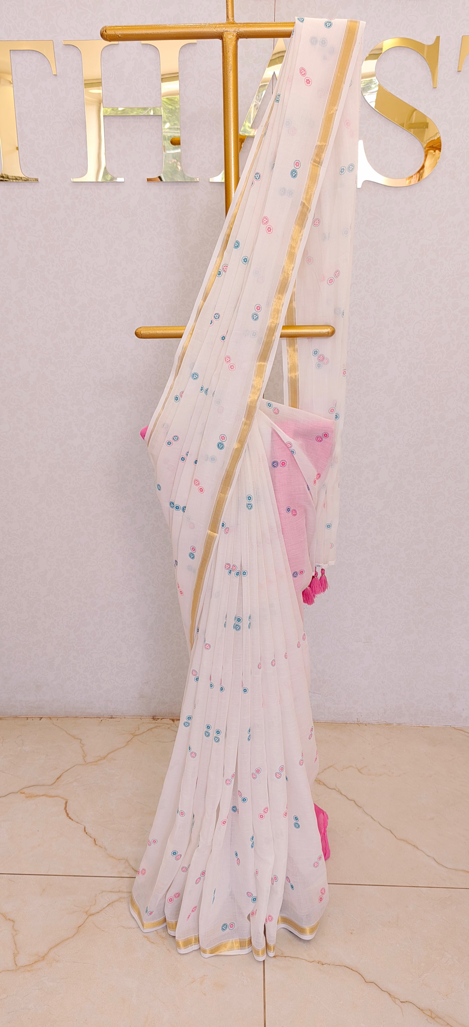 MUL COTTON SAREE